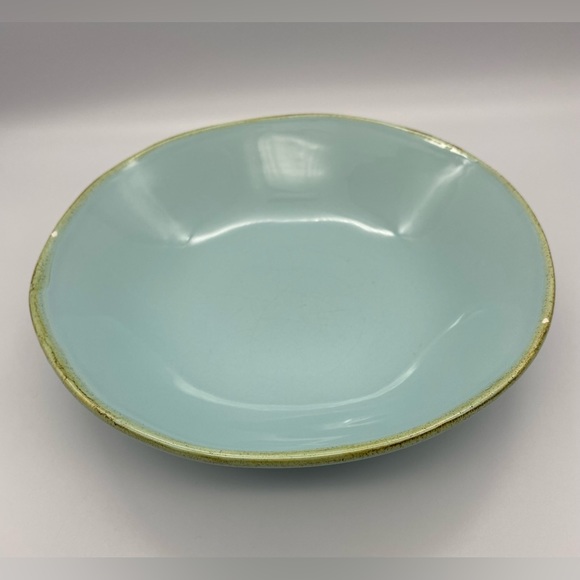 Maioliche Jessica Turquoise Soup Pasta Bowl 9in - Picture 2 of 10